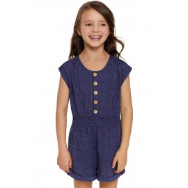 Blue Little Girls Cassie Romper