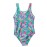 Little Girl’s Flower Print One Piece Swimsuit