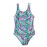 Little Girl’s Flower Print One Piece Swimsuit