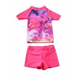 Girls Beach Day Comfortable Shirt and Short Set