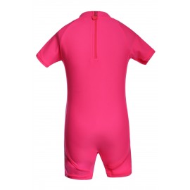 Pink Flamingo Love One Piece Swimsuit for Little Girl